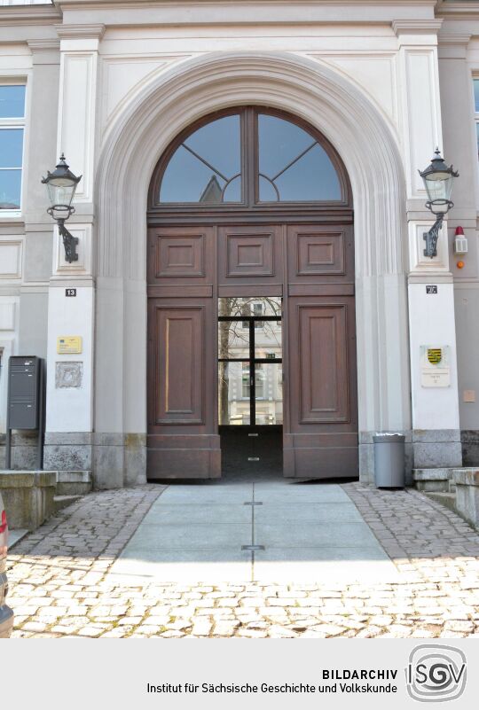 Meißen - Eingang Sächs. Landesgymnasium St. Afra (Freiheit Nr.13)