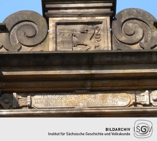Meißen, An der Frauenkirche - Tuchmachertor (um 1600)