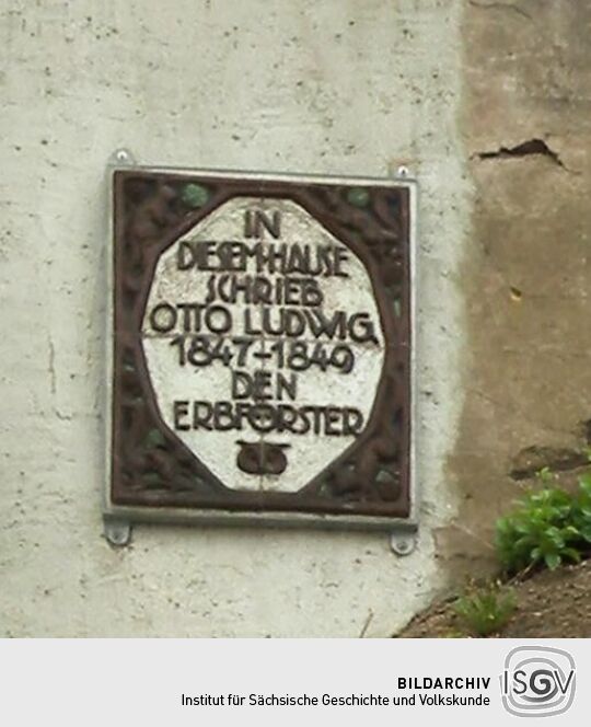 Meißen - Infotafel an der Postsäule (Elbbrücke/ Bahnhofstraße)