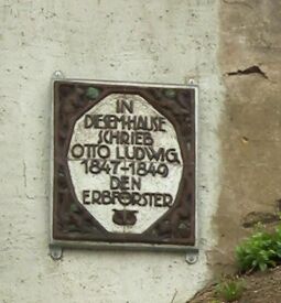 Bild: Meißen - Infotafel an der Postsäule (Elbbrücke/ Bahnhofstraße)