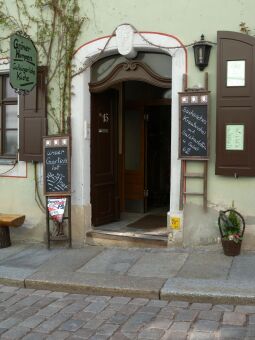 Bild: Meißen - Gaststätte "Grüner Humpen" - Burgstraße Nr.15 (Gravur 1784)