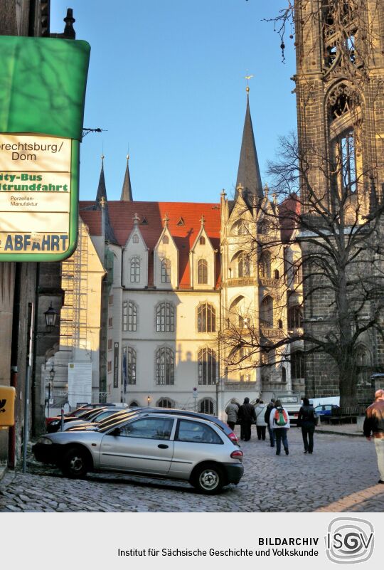 Meißen - Die Albrechtsburg vom Domplatz