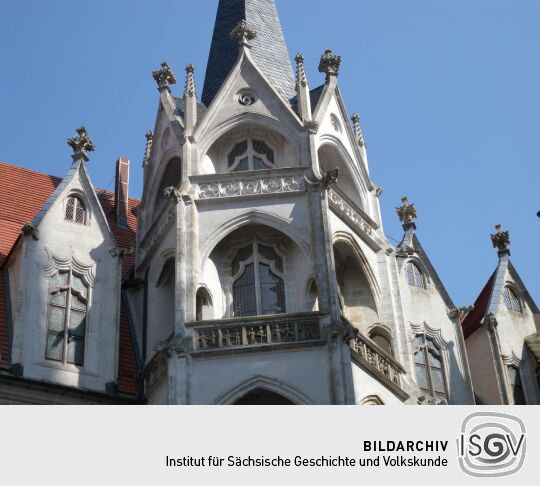 Meißen - Albrechtsburg - Detail vom Wendelstein
