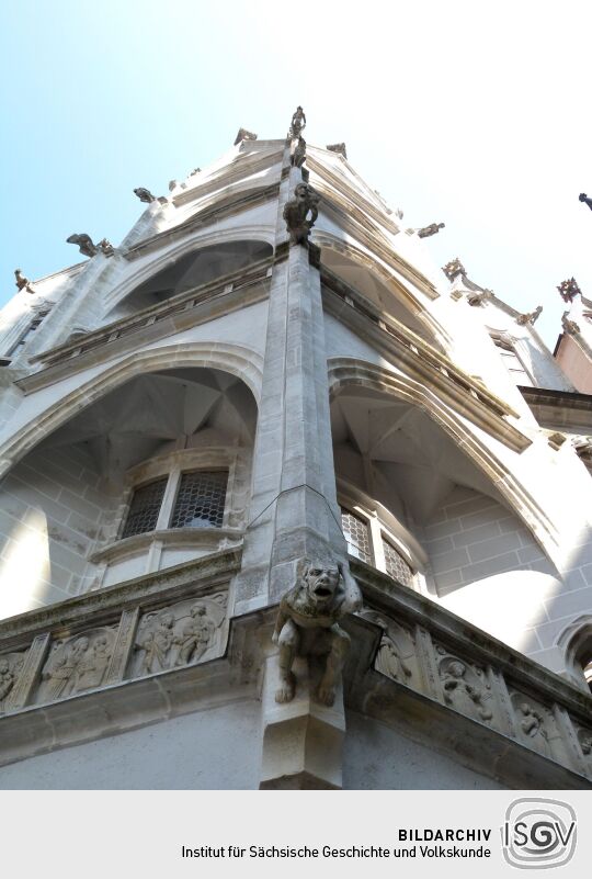 Meißen - Albrechtsburg - Detail vom Wendelstein