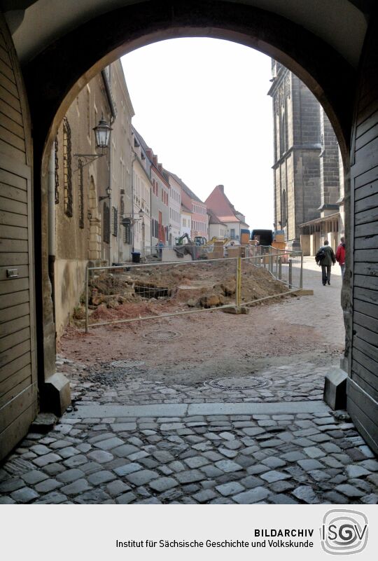 Meißen - Torausfahrt am Amtsgericht