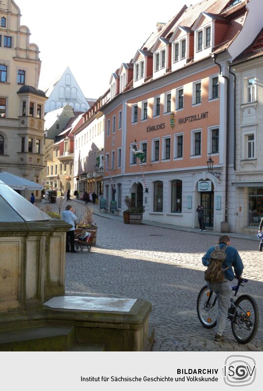 Meißen - Elbstraße am Heinrichsplatz