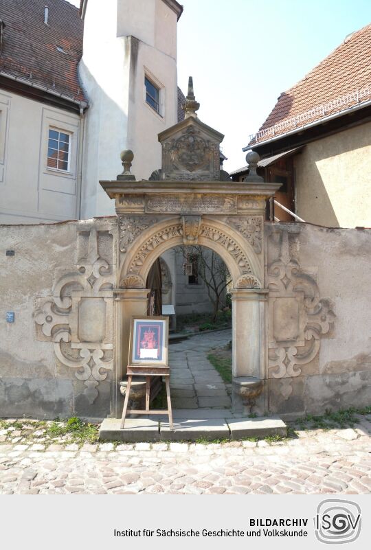 Meißen - Portal von 1616 - Jahnaischer Hof (Freiheit Nr.1)