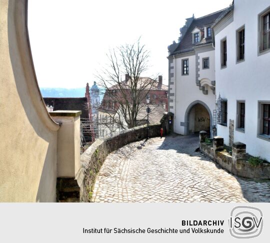 Meißen - Altes Brückentor am Burglehen (Freiheit Nr.2, L.-Richter-Haus)