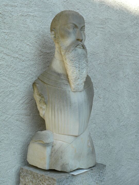 Skulptur - Moritz v. Sachsen (Bild 300834-36) - Evang. Akademie Meißen