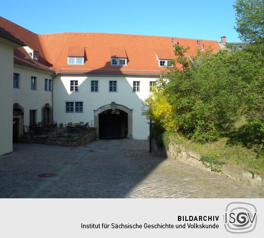 Meißen - Im Hof der Evang. Akademie, Freiheit Nr.16