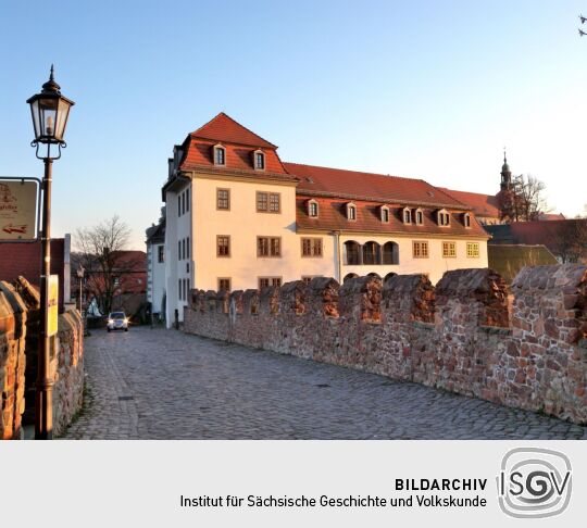 Meißen - Schlossbrücke und Burglehen (Ludwig-Richter-Haus, Freiheit 2)