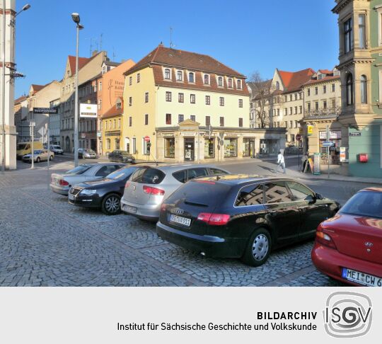 Meißen - Gerbergasse, Ecke Martinstraße vom Kleinmarkt