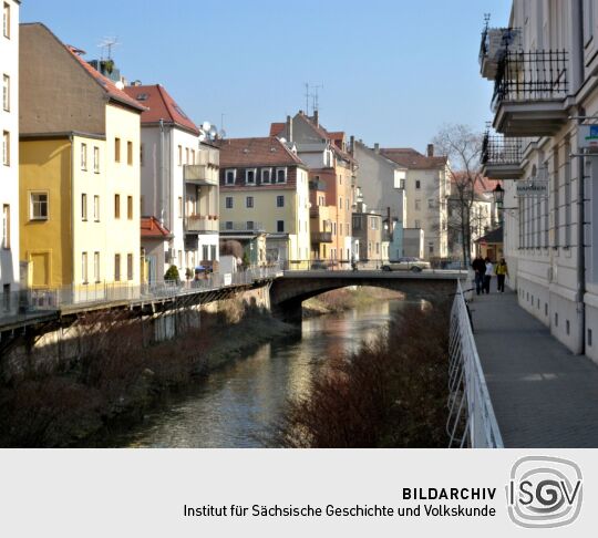 Meißen - Die Triebisch von Hahnemannsplatz zu Brücke Martinstraße