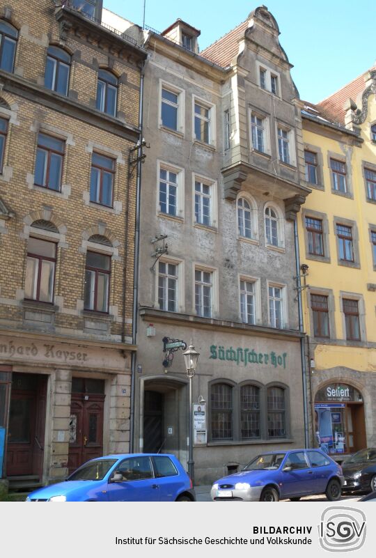 Meißen - ehem. Gaststätte 'Sächsischer Hof' am Hahnemanns-Platz 17