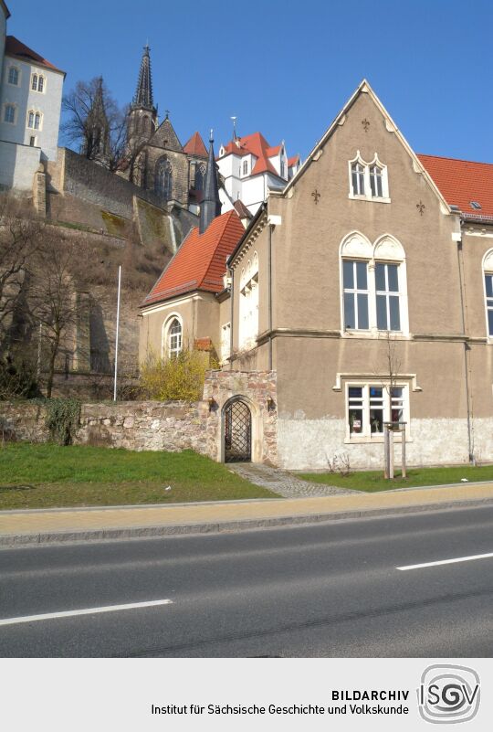 Meißen - Jakobskapelle und Freimaurerinstitut (Hochuferstraße)