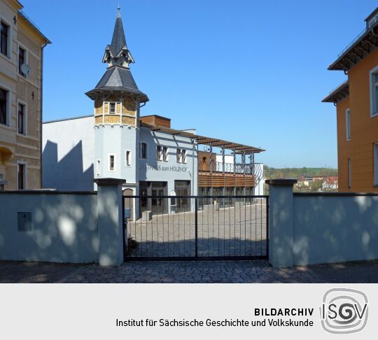 Meißen - Gasthaus zum Holzhof (Leipziger Straße/ Hochuferstaße)
