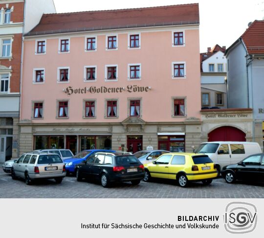 Meißen, Kleinmarkt Nr. 3 - Hotel "Goldener Löwe"