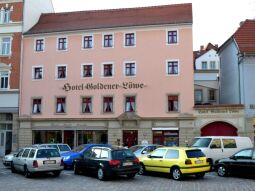 Bild: Meißen, Kleinmarkt Nr. 3 - Hotel "Goldener Löwe"