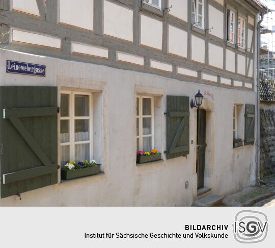 Meißen - Fachwerkhaus Leinewebergasse Nr.3