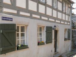 Bild: Meißen - Fachwerkhaus Leinewebergasse Nr.3