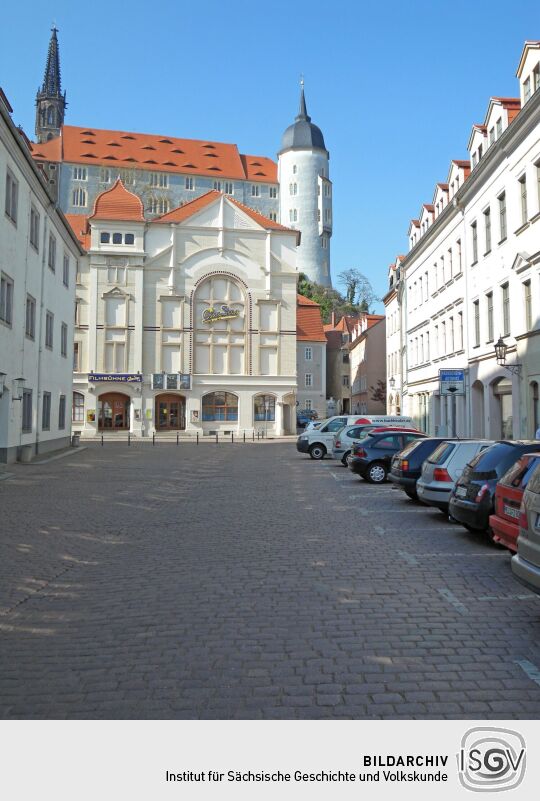 Meißen - Leipziger Straße am Gewandthaus (Theater/ Theaterplatz)