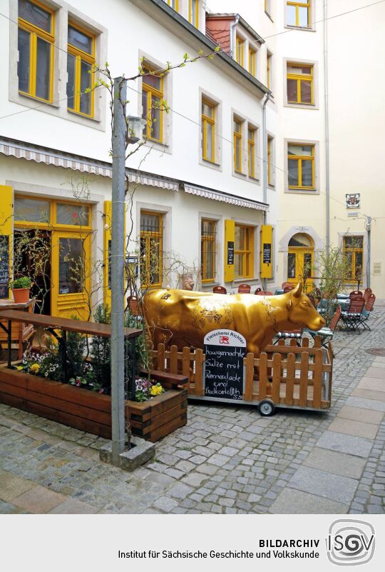 Meißen - Löwengässchen (früher hier der Kuttelhof der Fleischerinnung)