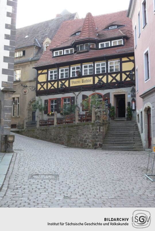 Meißen - Histor. Gaststätte "Vincenz Richter" (An der Frauenkirche/Markt)
