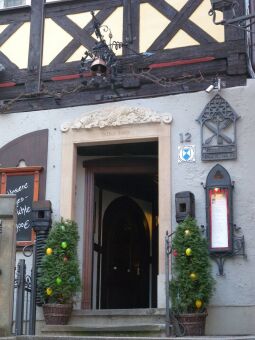 Bild: Meißen, Markt - histor. Gaststätte Vinzenz Richter