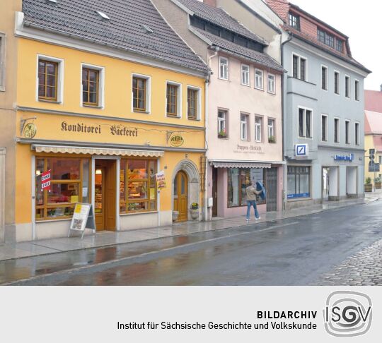 Meissen - Neugasse 54 (Bäckerei und Pension) aufwärts