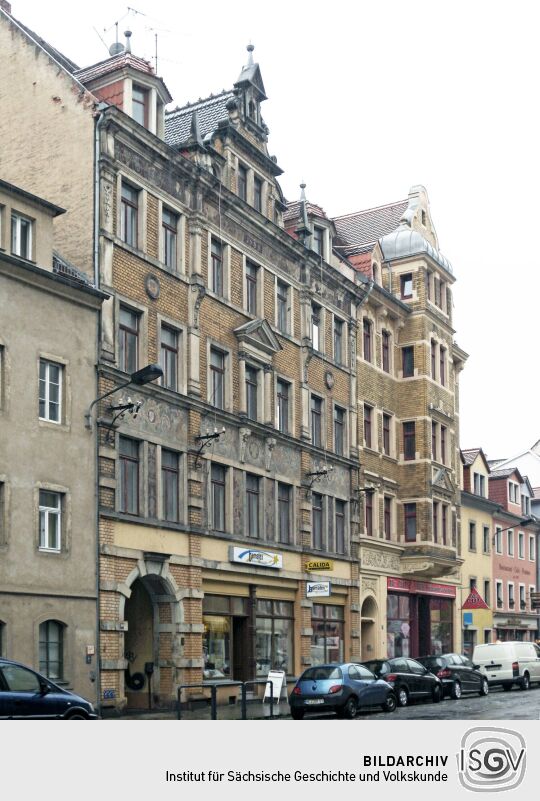 Meißen - Neugasse 19 mit Wandmalerei