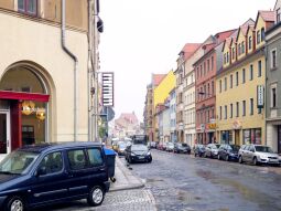Bild: Meißen - Neugasse vom Ende am Stiftsweg