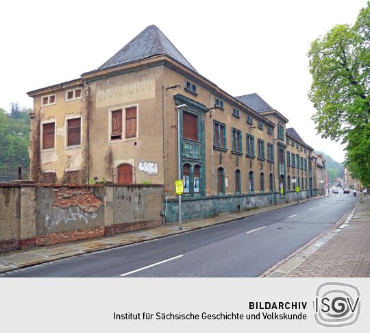Meißen - ehem. Plattenwerk mit Keramikschmuck - Neumarkt 5