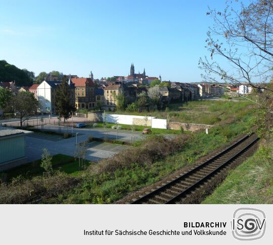 Meißen - Neumarkt und Stadt von Wilsdruffer Straße