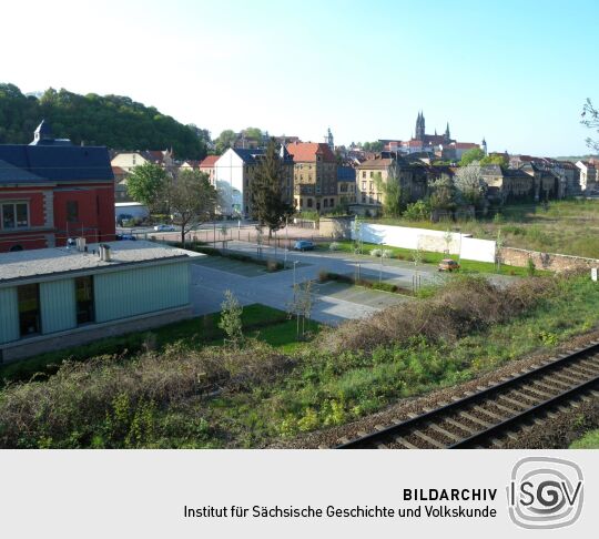 Meißen - Neumarkt und Stadt von Wilsdruffer Straße