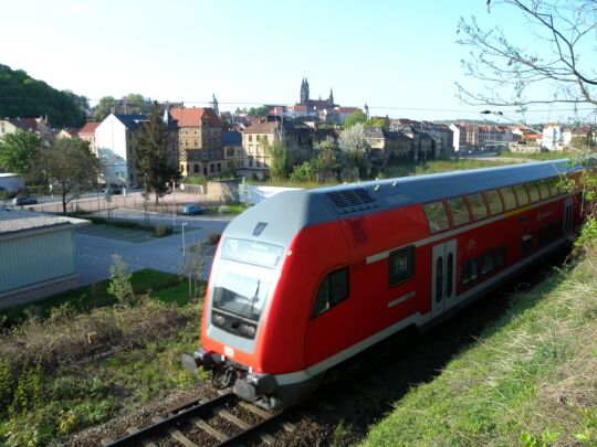 Meißen - Neumarkt und Stadt von Wilsdruffer Straße