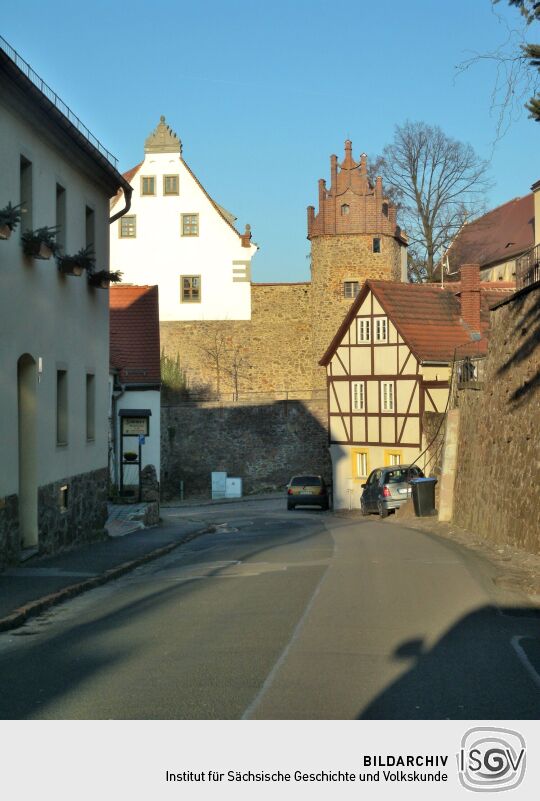 Meißen - Nossener Straße Ecke Hintermauer (Evang. Akademie)