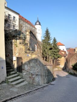 Bild: Meißen - Schlossberg abwärts von Nr.6