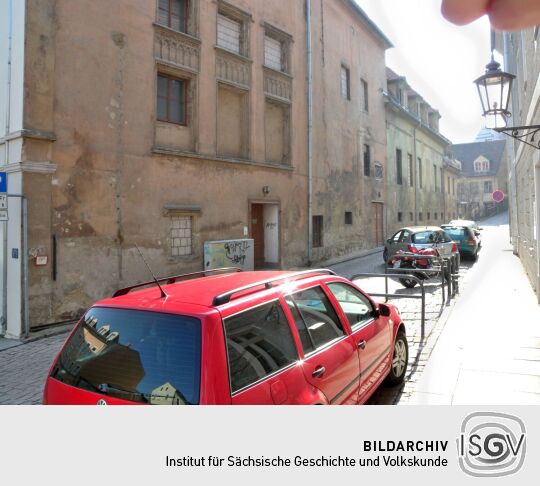 Meißen - Beginn Schlossberg an Leipziger Straße