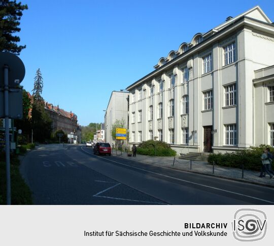 Meißen - Taltraße am Porzellanmuseum