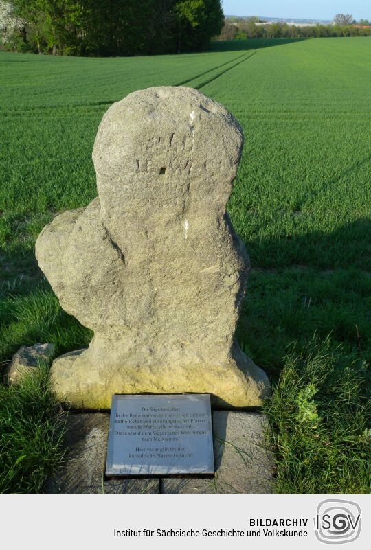 Wegkreuz mit Infotafel zwischen Bockwen und Reichenbach (Bild 21-23)